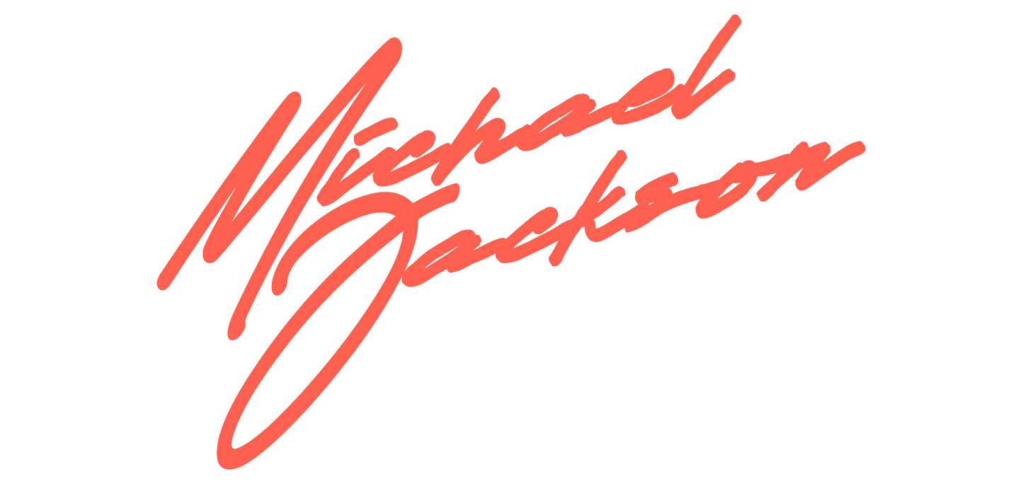 michael jackson logo font